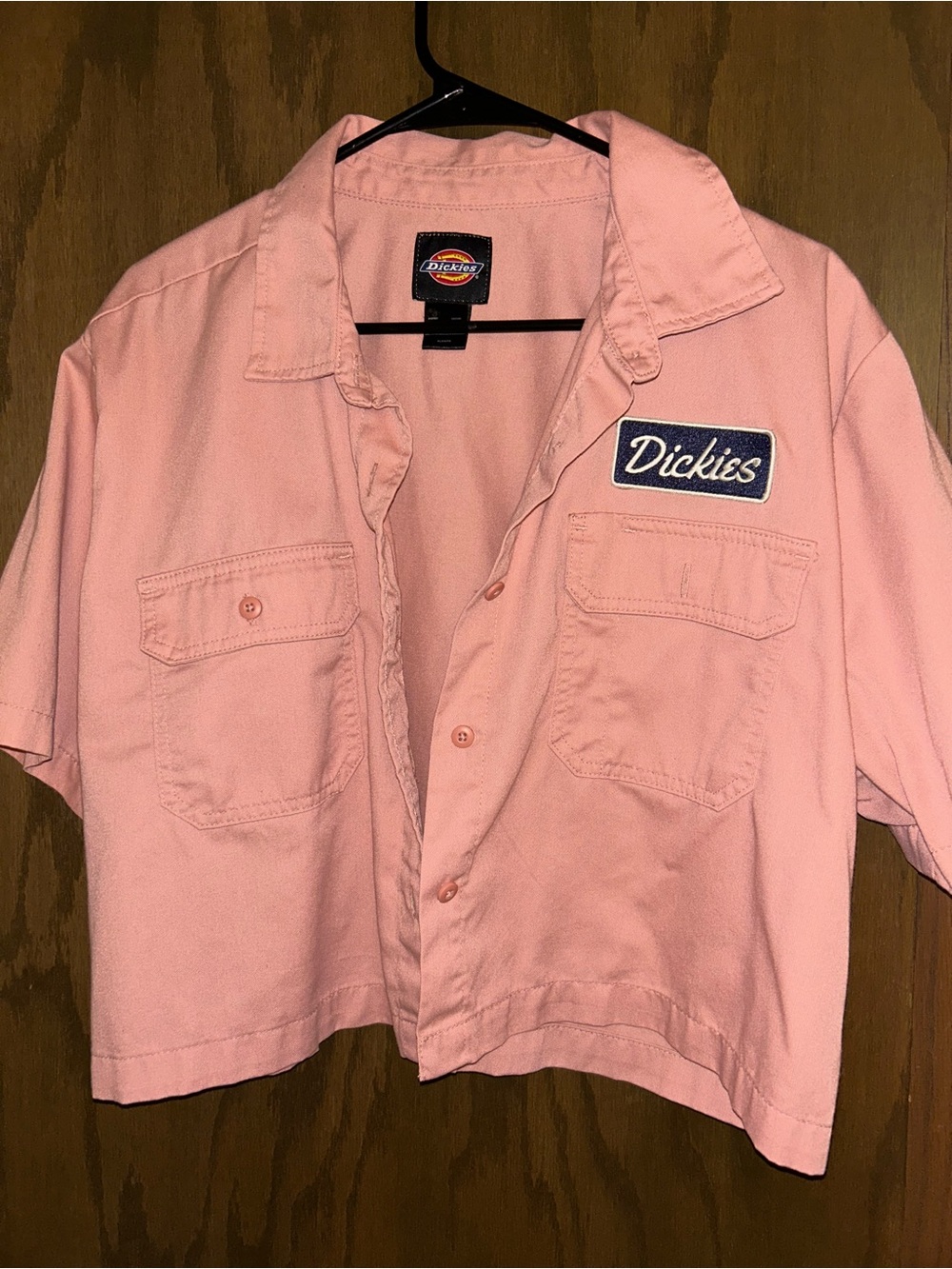 Dickies Pastel Pink Short-Sleeve Work Shirt